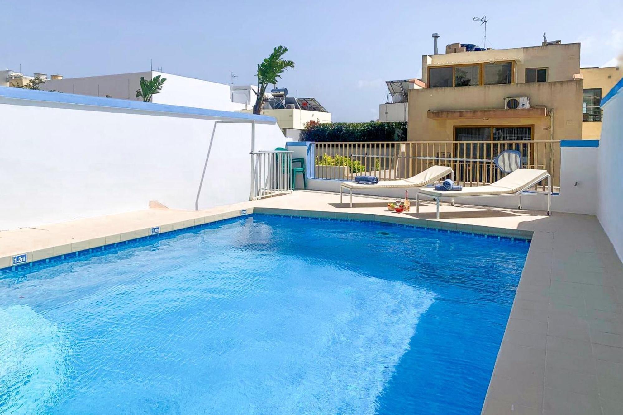 Pool & Sea Merill Apartments Mellieħa Zewnętrze zdjęcie