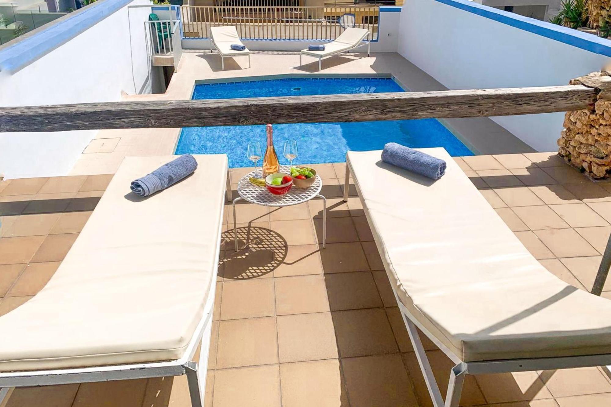 Pool & Sea Merill Apartments Mellieħa Zewnętrze zdjęcie